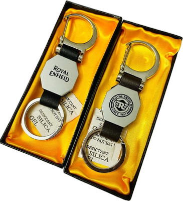 GKM Latest Design Double sided hook Enfield Bullet classic 350 combo keychain Key Chain