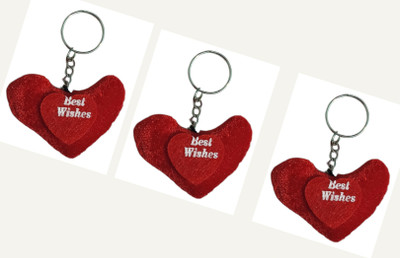 Shreeji Makeover 3 pcs Heart_002 Key Chain