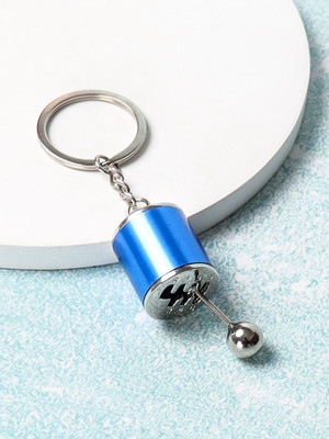 SHRI JI Premium Quality Car Speed Manual Gearbox Keychain Blue Key Chain