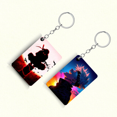 XENOTECH Premium (Pack of 2) Anime Printed Keychain For Bike, Scooty, Car Key Chain Key Chain