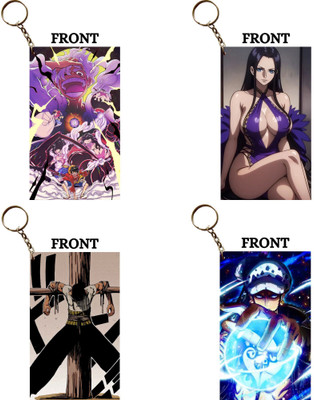Hariyaali Enterprises LLP One Piece LUFFY GEAR 5 ROBIN ZORO LAW Unique Style 4 pcs Combo Key Chain