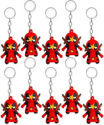 AMANVANI 3D Cartoon Character Keychain For Boys & Girls, Silicone Keychain For Keys, Bike Key Chain