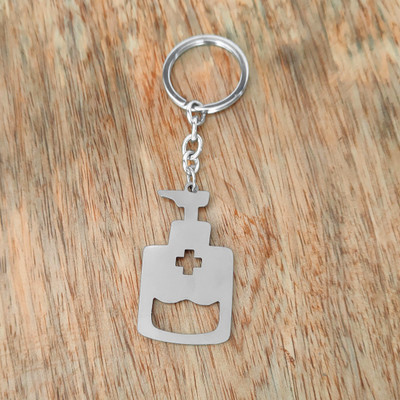 Shiv Jagdamba Personalised Personalised Hand Sanitizer Medical ID Bottle Opener LCKShiv074 Key Chain