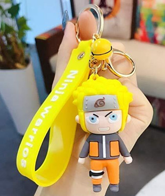 GKM 3D Character Cartoon Rubber Keychain with Loop and Hook Key Chain Key Chain