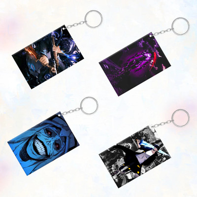 MITTRA Solo Leaving Anime Printed Unique Style 4 Pcs Combo Key Chain