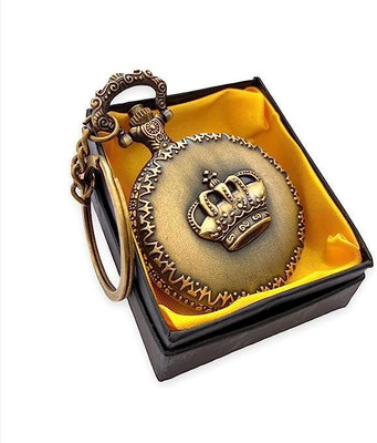 GKM King Crown premium quality pocket watch keychain for gifting Key Chain