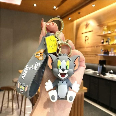 HRK Enterprise Tom and jerry imported rubber keychain, heigh quality keychains Key Chain