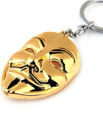 Shyam Sarowar V for Vendetta Golden Metal Key Chain - Gold Crown Key Chain Key Chain