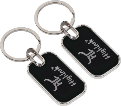 Highlark Black Premium & Exclusive Metal Keychain | Car, Bike, Office & Home Key Chain Key Chain