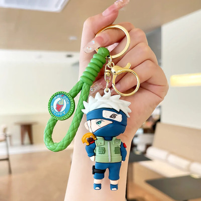 Wodec PACK OF 2 KAKASHI-SASUKE ACTION KEY CHAIN Key Chain