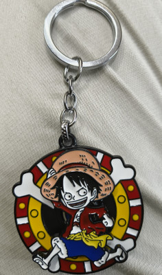 mik DR. Luffy Rotating Ace Keychain One Piece Unleash the Power of the Pirate Key Chain