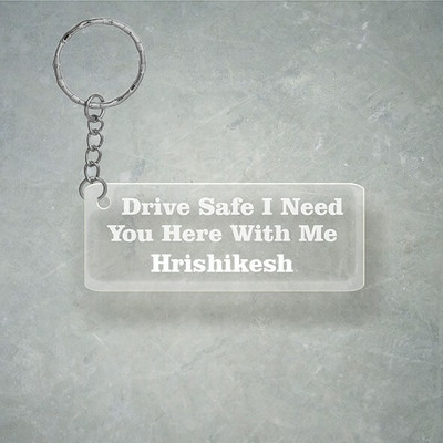 SY Gifts Drive SafeDesign With Hrishikesh Name Key Chain