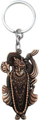 PEARLISH Premium Quality Shree Nath Ji Solid Metal Keychain Q-1 Key Chain