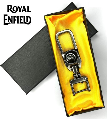 FLAMBE Royal Enfield Bike Premium Metal Keychain Key Chain