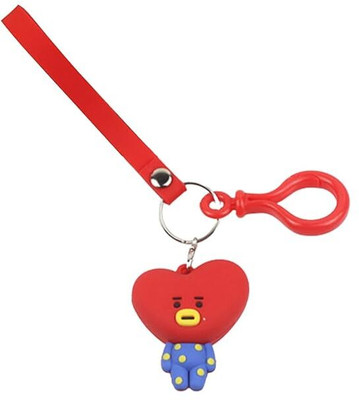 Funfob Tata BT21 Keychain with Hook & Strap (Tata With Hook) Key Chain