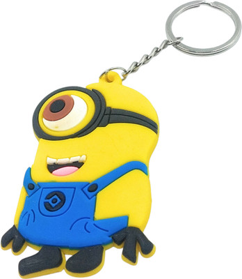 Key Era Cartoon Shape Minion Sigle Side Key Chain