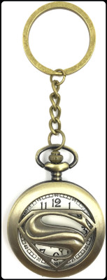 gtrp Trendy-Superman Antique Pocket Watch Utility Keyring/Jewellery Key Chain