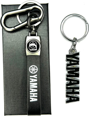 FLAMBE Yamaha Belt Keychain Steel Logo Pack Of 2 Key Chain