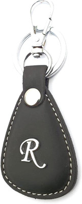 VS Club R_LETTER_KEYCHAIN_BLACK Key Chain