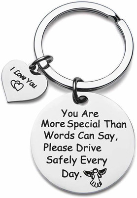 NEnterprise Drive Safe Keychain Love Heart Symbol Gift Key Chain