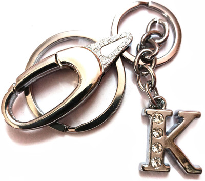 ShopTop Letter 'K' keychain with hook 0hu Key Chain
