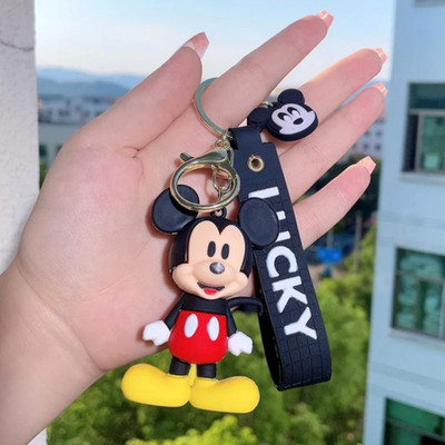 Mubco Mickey Mouse 3D Keychain| Strap Charm & Hook | PVC Cartoon Model Toy Kids Gift | Key Chain