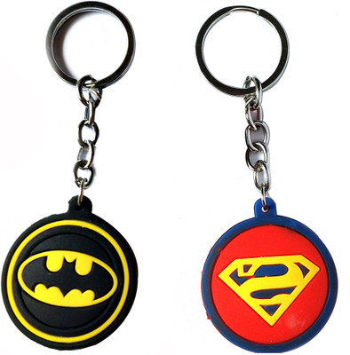 ShopTop Batman and Superman rubber key chain Key Chain