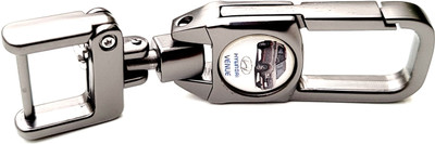 ADOREAL HYUNDAI VENUE METALLIC KEYCHAIN AND KEYRING WITH CAR LOGO Key Chain