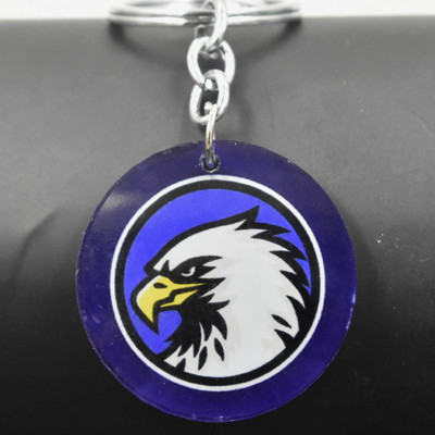 AFH Eagle Head Lucky Charm Good Luck Gifiting Keychain for Men and Women Key Chain