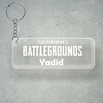 SY Gifts PUBG Design With Yadid Name Key Chain