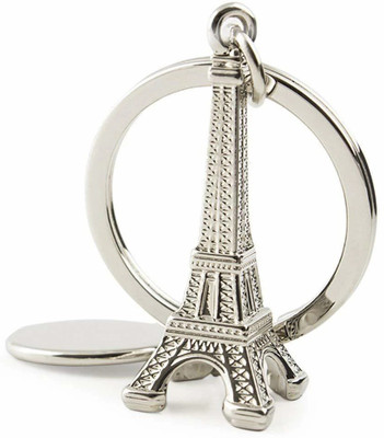 GKCH keychain-Silver Eiffel Tower Favor from Paris Key Chain