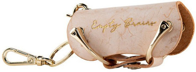 Empty brains KeyChain - Peach (Crazy horse leather) Key Chain