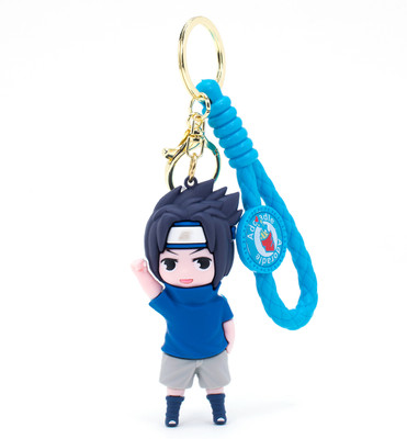 Daiyamondo Unleash the Darkness with All-New Style Sasuke Uchiha Naruto Anime 3D key Ring Key Chain