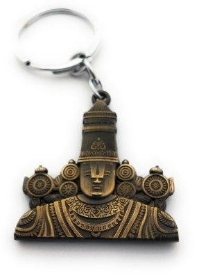 High Choice Dual Sided Lord Tirupati Balaji or Venkateshwara Metal Key Chain