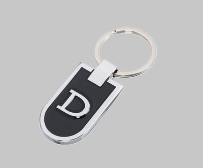SRG Stainless Steel Alphabet Letter D Keyring Metal Initials AntiRust Keychain Key Chain