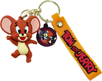 Buko Famous Cartoon Characters keychain For Bag Pendant with Car Key Ring Jerry Key Chain