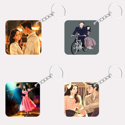 GS STUDIO SNOWDROP-k-drama-keychains |Smooth and shining keychain. Key Chain