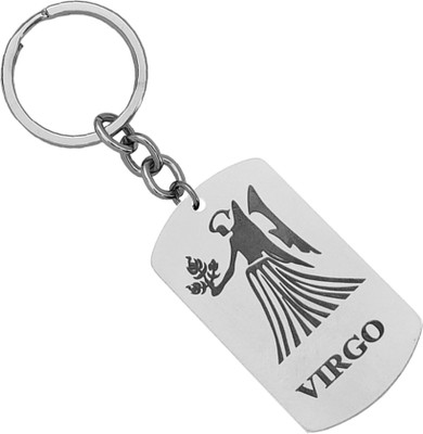 M Men Style Dog Tag Astrology Jewelry Zodiac Charm Keychain LCSKey202324 Key Chain