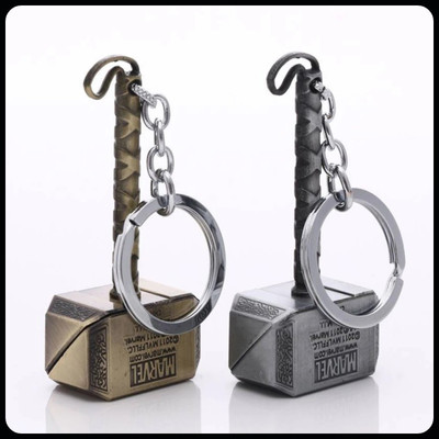 gtrp Trendy-metal marvel Thor Hammer combo keychain Key Chain