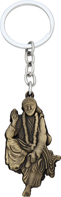 BLESSINGS Sai Baba Metal B Key Chain