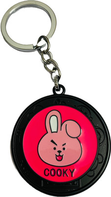 GKM Attractive BTS BT21 premium quality rotating keychain Key Chain