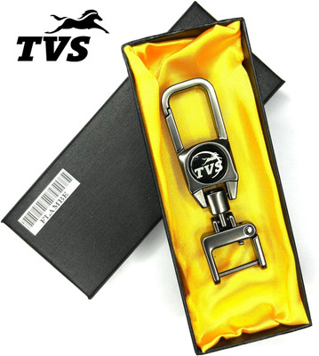 FLAMBE Model Tvs Bike Premium Metal Keychain Key Chain