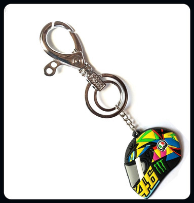 Meeko.com Hookm1vr46 helmet_kk545 Key Chain