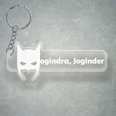 SY Gifts D2 Batman Keychain With Jogindra, Joginder Name Key Chain