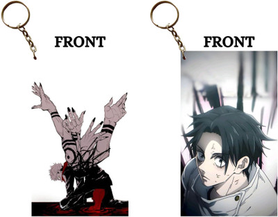 Hariyaali Enterprises LLP Jujutsu Kaisen SUKUNA AND YUTA RIVALS WHO WILL WIN Unique Style 2 pcs Combo Key Chain