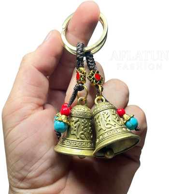 aflatunfashion 032 Trendy Lucky Om Bell Key Chain