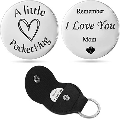 Artisans Crafted Relationship Gift Pocket Hug Keychain Key Chain