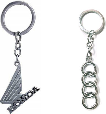 GSV Audi,Wings HondaLogo silver metal Keychain best quality keychain Key Chain