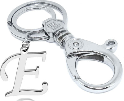 Awalkonda Alphabet Keychain Ring Hook-E Key Chain