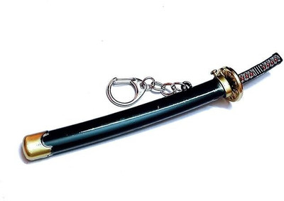 gtrp Katana with Push Button | Cool Anime 053-New353 Key Chain